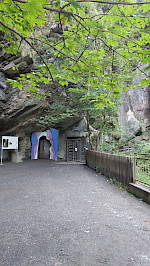 Der Eingang in die Tamina-Quellschlucht